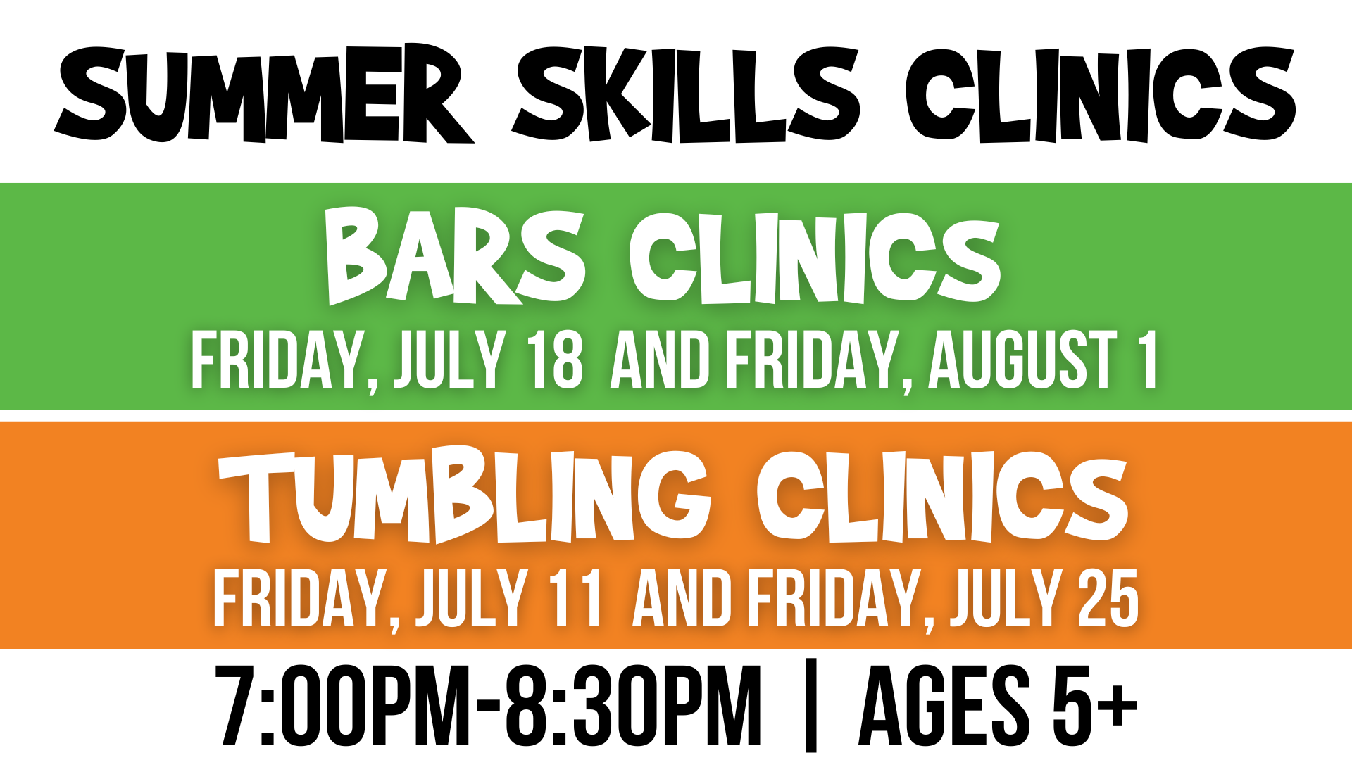 Summer Skills Clinic